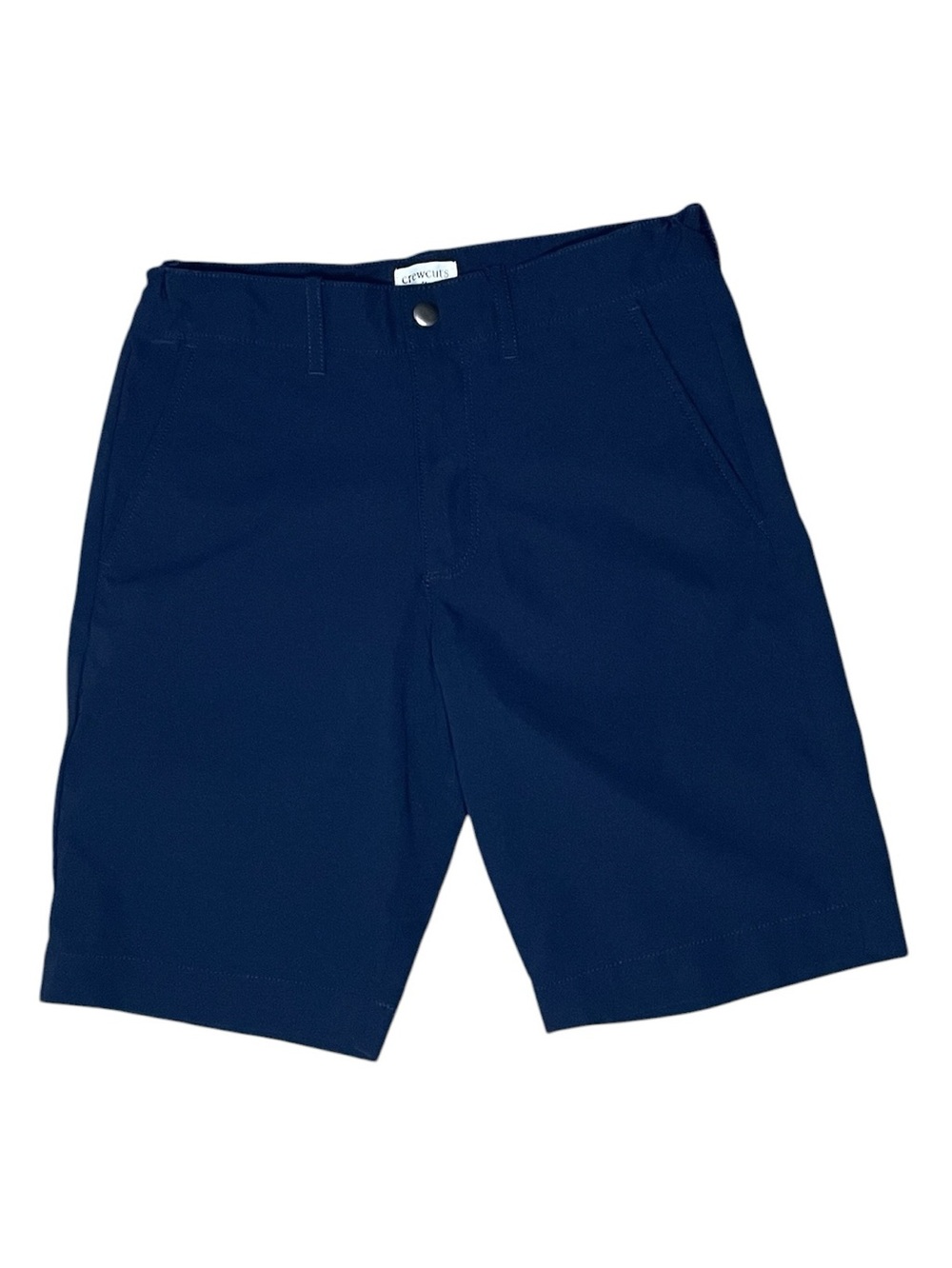 Crew Cuts Navy Adjustable Waist Shorts-Boys 10